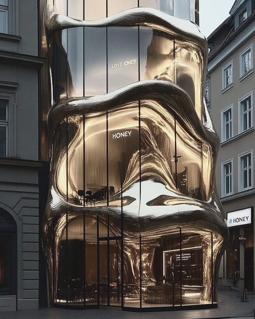 Ecran LED transparent instalat în vitrină de magazin retail pentru publicitate DOOH